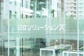 Hitachi Solutions signboard
